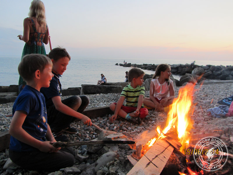 Летний семейный лагерь на Черном море в Сочи 2014